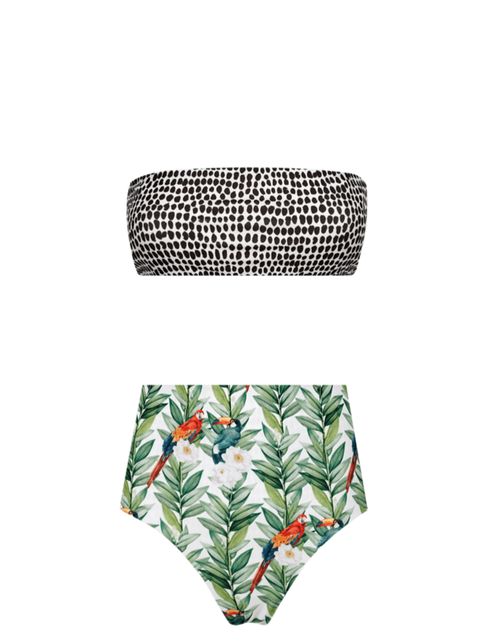 Compression high waisted bikini sales